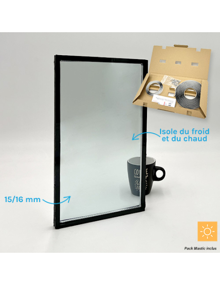 Kit d'isolation de fenêtre transparent facile à ouvrir Emballage de fenêtre  en plastique pour les fenêtres de salon de chambre à coucher